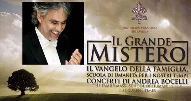 Andrea Bocelli cantarà a la Sagrada Família de Barcelona