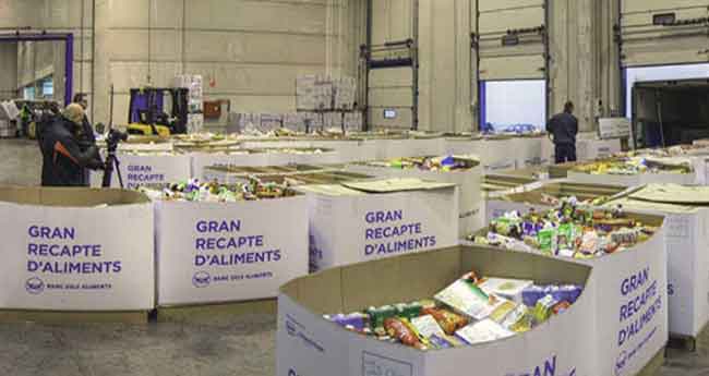 Calen 20.000 voluntaris per al Gran Recapte d'Aliments a Catalunya