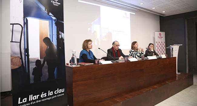 Càritas denuncia la situació de l’habitatge a Barcelona i demana més implicació per part de l’Administració pública