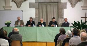 David Jou i Armand Puig parlen del Tapís de la Creació