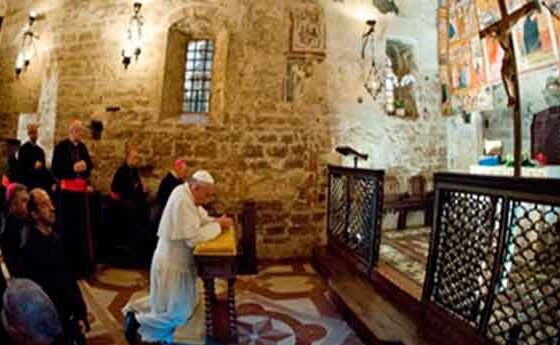 El Papa visitarà la capella de la Porciúncula