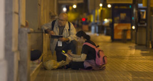 Entre els qui viuen al carrer