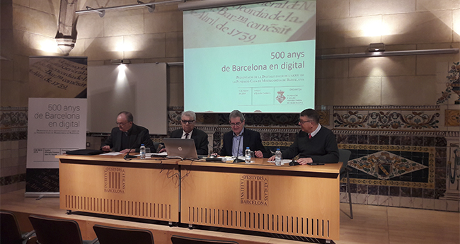 Finestra oberta a 500 anys d’història de la ciutat de Barcelona