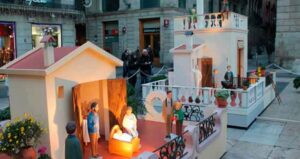 Inaugurat el pessebre de la plaça de Sant Jaume