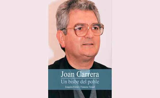 La presentació del llibre de Joan Carrera es trasllada al Palau de la Generalitat