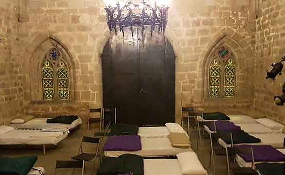 L'església de Santa Anna obre tot el dia davant l'onada de fred