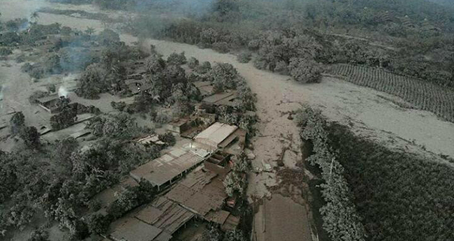 Mans Unides dona suport als damnificats pel volcà de Fuego a Guatemala