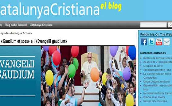 Nou post al blog de Catalunya Cristiana: De la «Gaudium et spes» a l’«Evangelii gaudium»