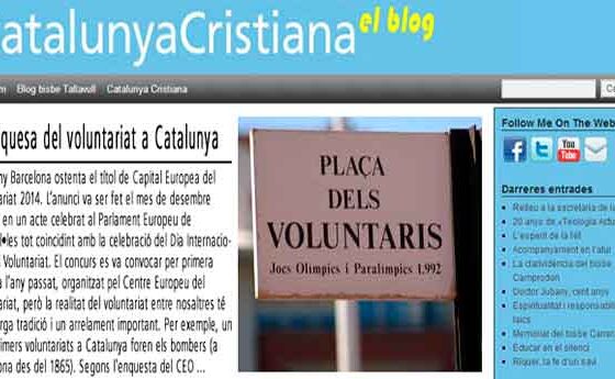 Nou post al blog de Catalunya Cristiana: "La riquesa del voluntariat a Catalunya"