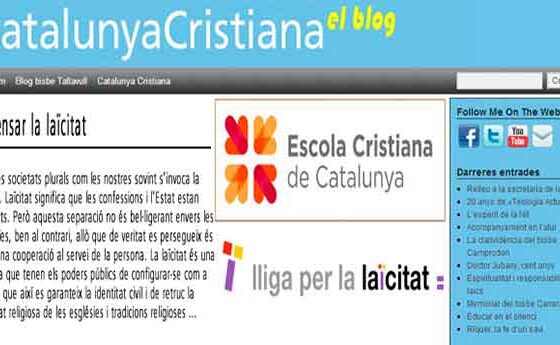 Nou post al blog de Catalunya Cristiana: "Repensar la laïcitat"