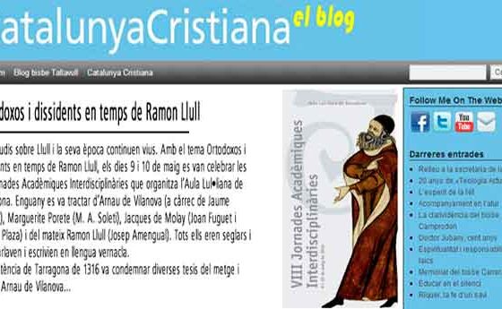 Ortodoxos i dissidents en temps de Ramon Llull. Nou post al blog de Catalunya Cristiana