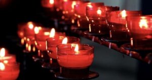 Pregària virtual a la catedral de Barcelona