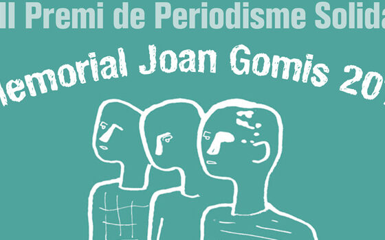 Premi de Periodisme Solidari “Memorial Joan Gomis 2018”