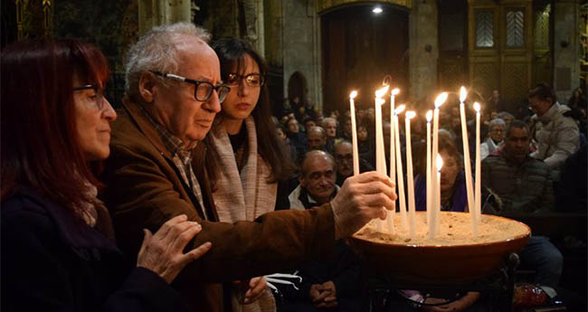 Sant’Egidio recorda els sensesostre que han mort als carrers de Barcelona en els darrers anys