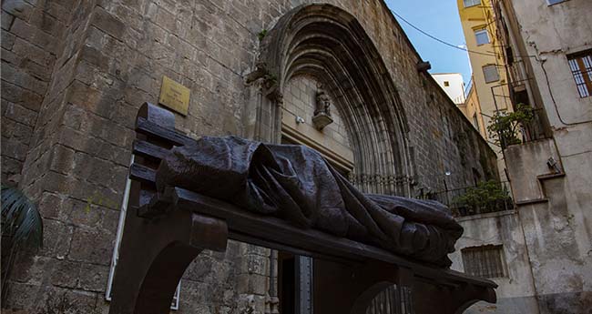 Un “Jesús sense llar” per a l’Hospital de Campanya de Santa Anna