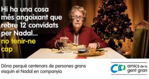 Un Nadal contra la soledat de les persones grans