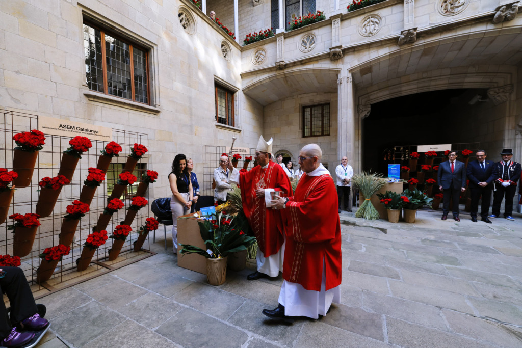 Bendición de las rosas. Diada de Sant Jordi 2026